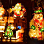 Christmas window lights for a cosy festive atmosphere