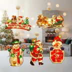 Christmas window lights for a cosy festive atmosphere