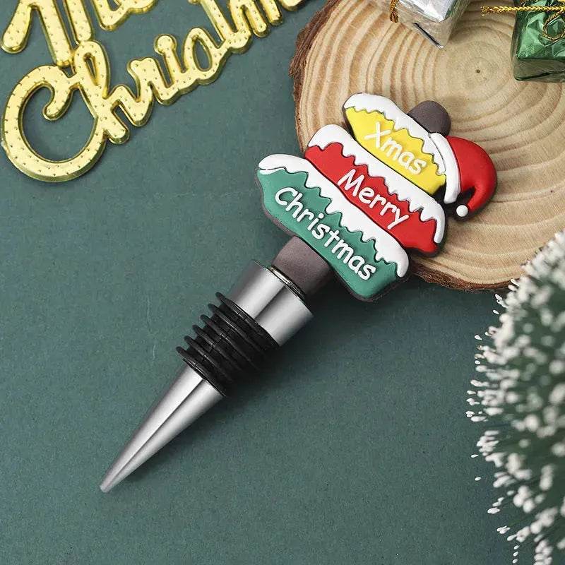 Christmas Wine Bottle Stopper