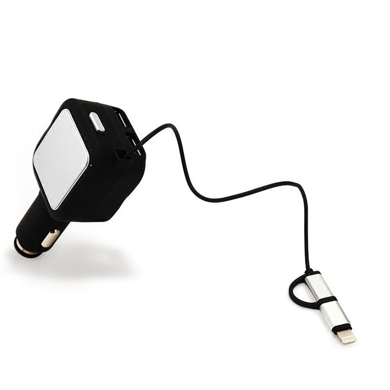 Ciaovie Multi Car Charger with Retractable Charging Cable