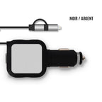 Ciaovie Multi Car Charger with Retractable Charging Cable