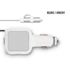 Ciaovie Multi Car Charger with Retractable Charging Cable