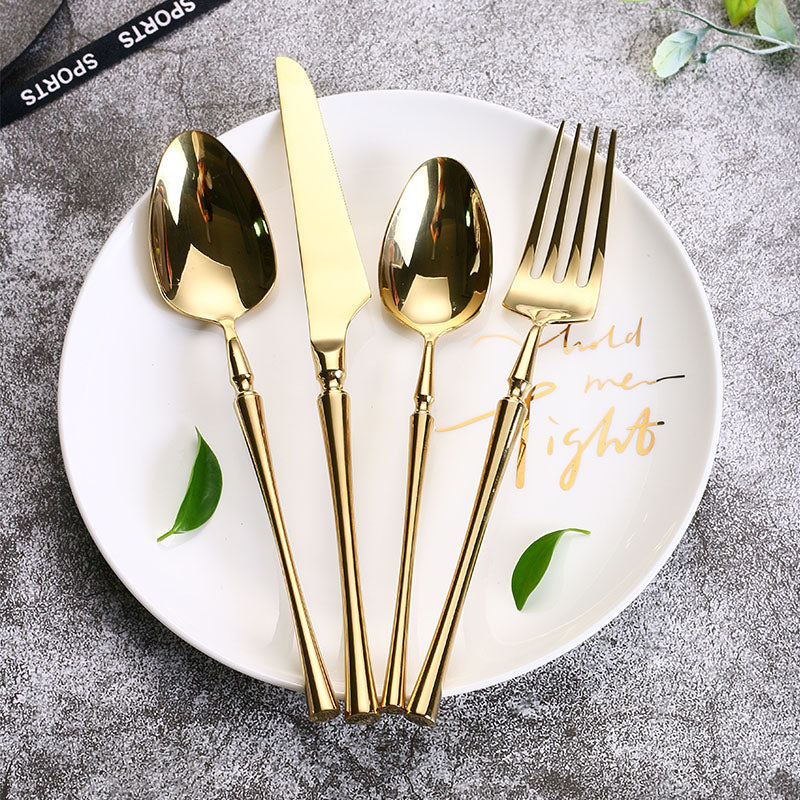 Classic Stainless Steel Cutlery Set with Elegant Handles