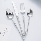 Classic Stainless Steel Cutlery Set with Elegant Handles