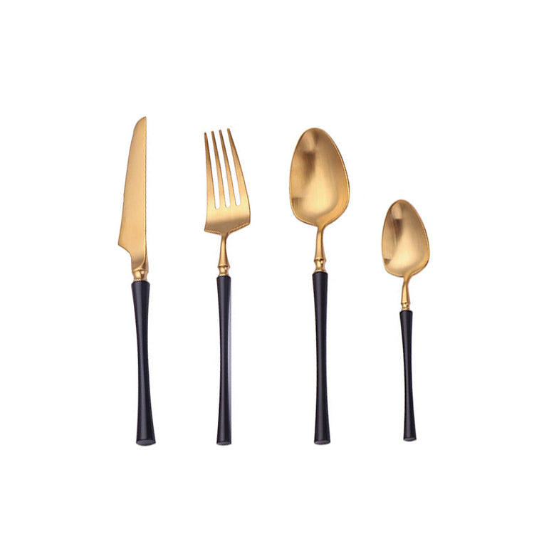 Classic Stainless Steel Cutlery Set with Elegant Handles