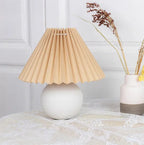 Classic Table Lamp with Foldable Lampshade for Warm Light