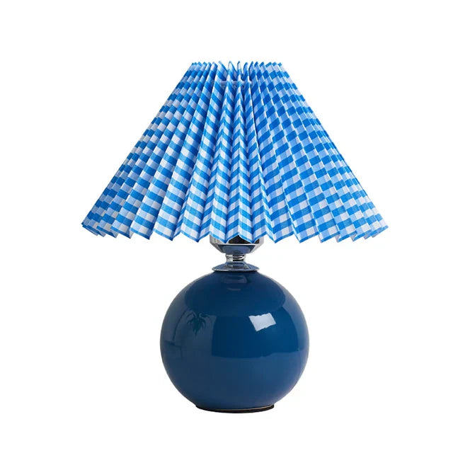 Classic Table Lamp with Foldable Lampshade for Warm Light