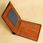 Classic Tri-Fold Leather Wallet
