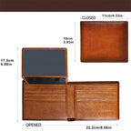Classic Tri-Fold Leather Wallet