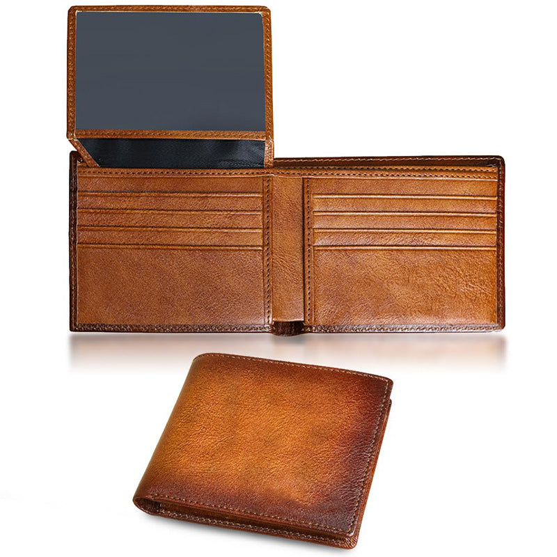 Classic Tri-Fold Leather Wallet