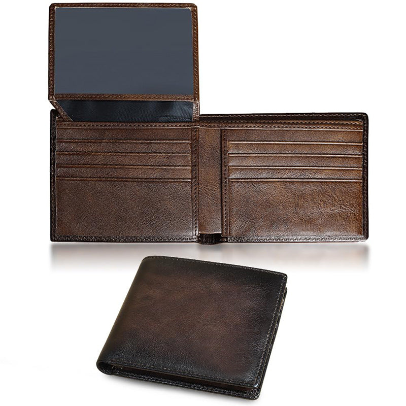 Classic Tri-Fold Leather Wallet