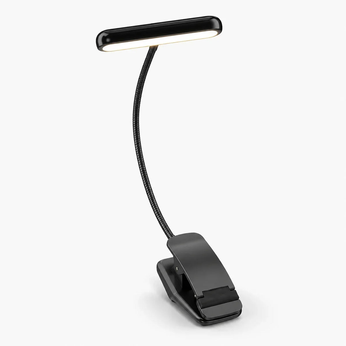 Clip-On Reading Light | USB-Rechargeable & Flexible Gooseneck