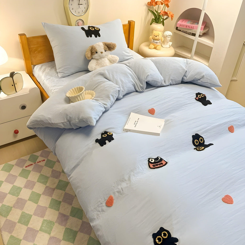 CloudComfort Bedding Set – Comfortable and Skin-Friendly Lucky Cat Bedding