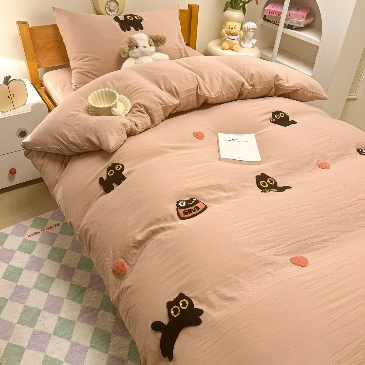 CloudComfort Bedding Set – Comfortable and Skin-Friendly Lucky Cat Bedding