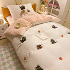 CloudComfort Bedding Set – Comfortable and Skin-Friendly Lucky Cat Bedding