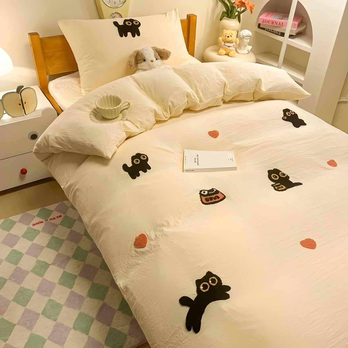 CloudComfort Bedding Set – Comfortable and Skin-Friendly Lucky Cat Bedding