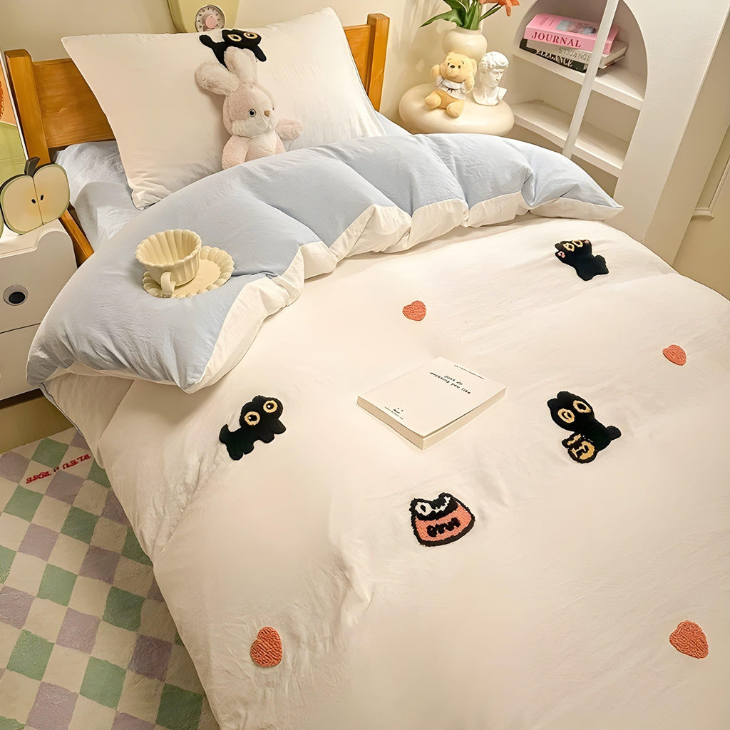 CloudComfort Bedding Set – Comfortable and Skin-Friendly Lucky Cat Bedding
