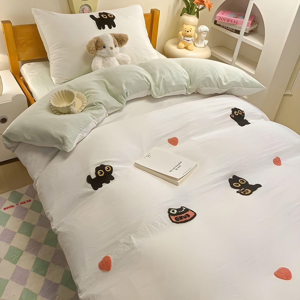 CloudComfort Bedding Set – Comfortable and Skin-Friendly Lucky Cat Bedding