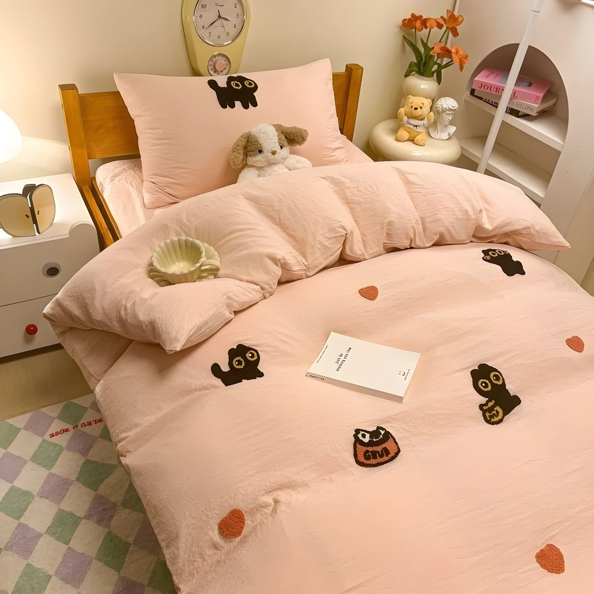 CloudComfort Bedding Set – Comfortable and Skin-Friendly Lucky Cat Bedding