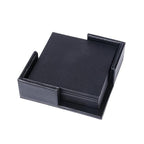 Coastline Vegan Leather Coaster Set – Marble Look – Stylish Surface Protection