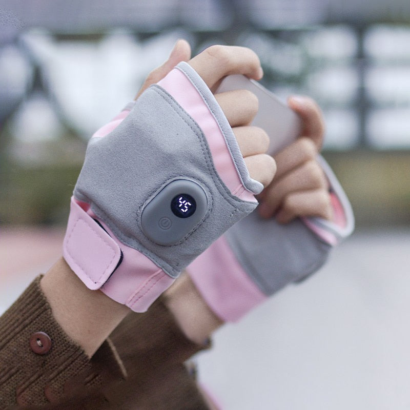 Cold-Resistance Heated Fingerless Gloves