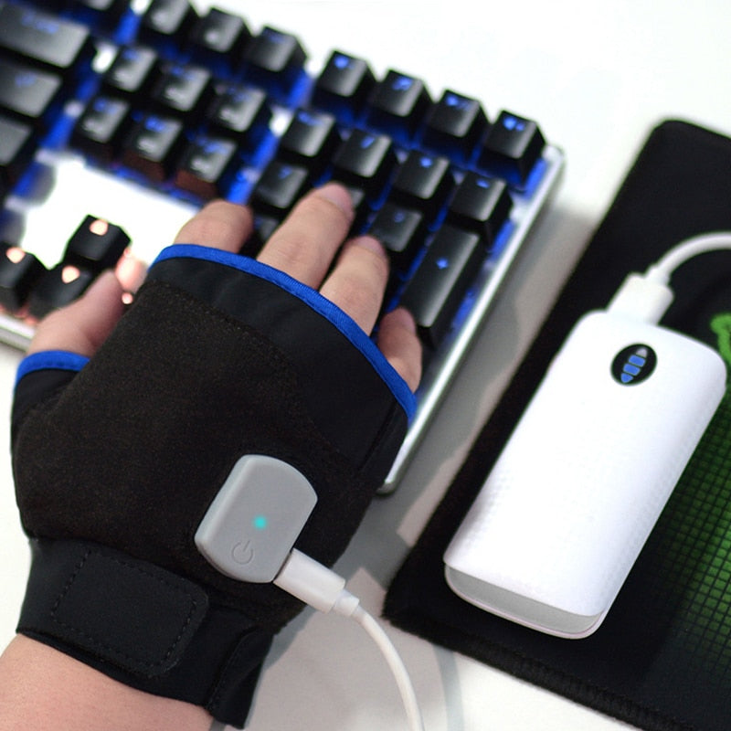 Cold-Resistance Heated Fingerless Gloves