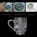 Colour-changing LED dragon mug – water-activated light-up cup