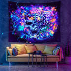 Colourful Glowing Luminous Tapestry