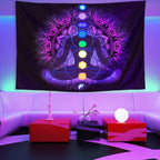 Colourful Glowing Luminous Tapestry