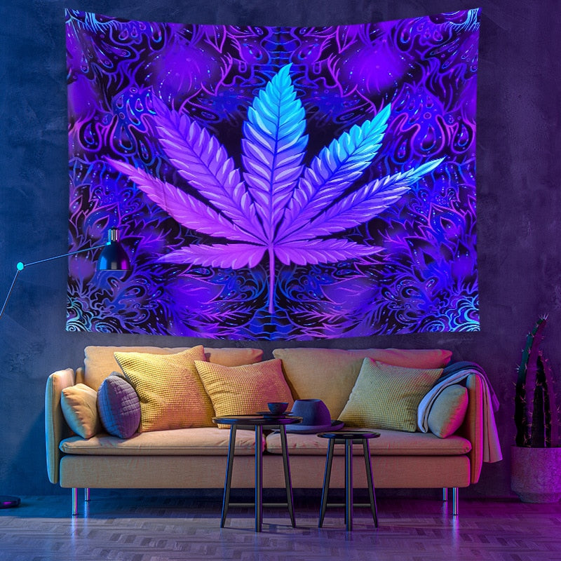 Colourful Glowing Luminous Tapestry