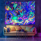Colourful Glowing Luminous Tapestry
