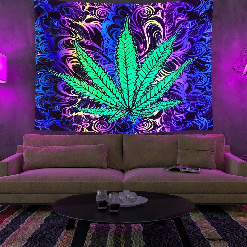 Colourful Glowing Luminous Tapestry