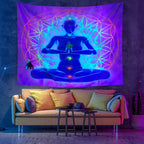 Colourful Glowing Luminous Tapestry