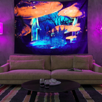 Colourful Glowing Luminous Tapestry