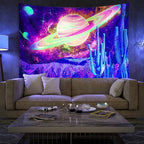 Colourful Glowing Luminous Tapestry
