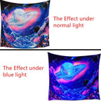 Colourful Glowing Luminous Tapestry
