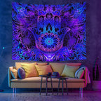 Colourful Glowing Luminous Tapestry