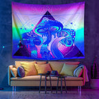Colourful Glowing Luminous Tapestry