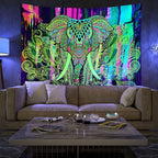 Colourful Glowing Luminous Tapestry