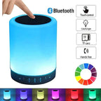Colourful LED Night Light Bluetooth Speaker with Touch Control