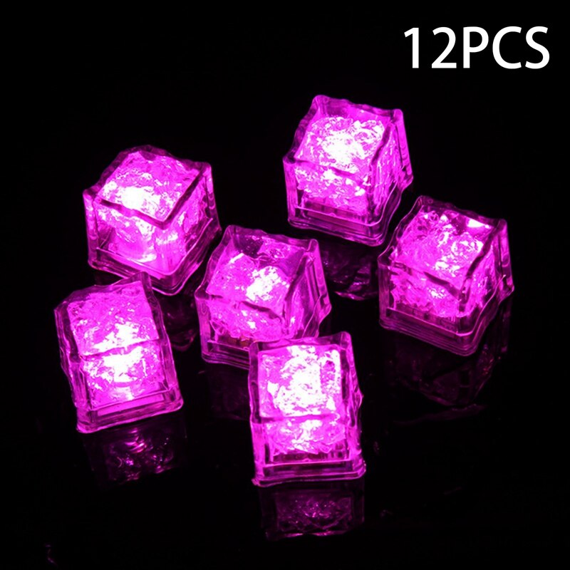 Colourful Water-Activated LED Ice Cubes