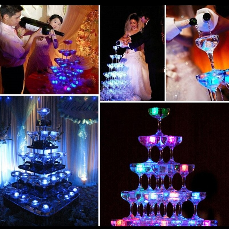 Colourful Water-Activated LED Ice Cubes