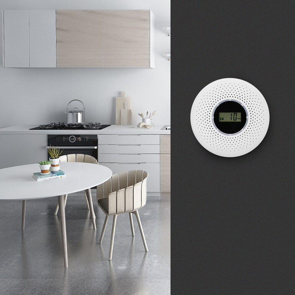 CombiSafe Smoke and Carbon Monoxide Detector with Long-Life Battery