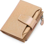 Compact Genuine Leather RFID Blocking Multi-Functional Wallet