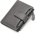 Compact Genuine Leather RFID Blocking Multi-Functional Wallet