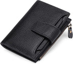 Compact Genuine Leather RFID Blocking Multi-Functional Wallet