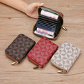 Compact Geometric Pattern Wallet
