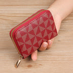 Compact Geometric Pattern Wallet