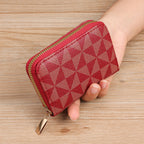 Compact Geometric Pattern Wallet