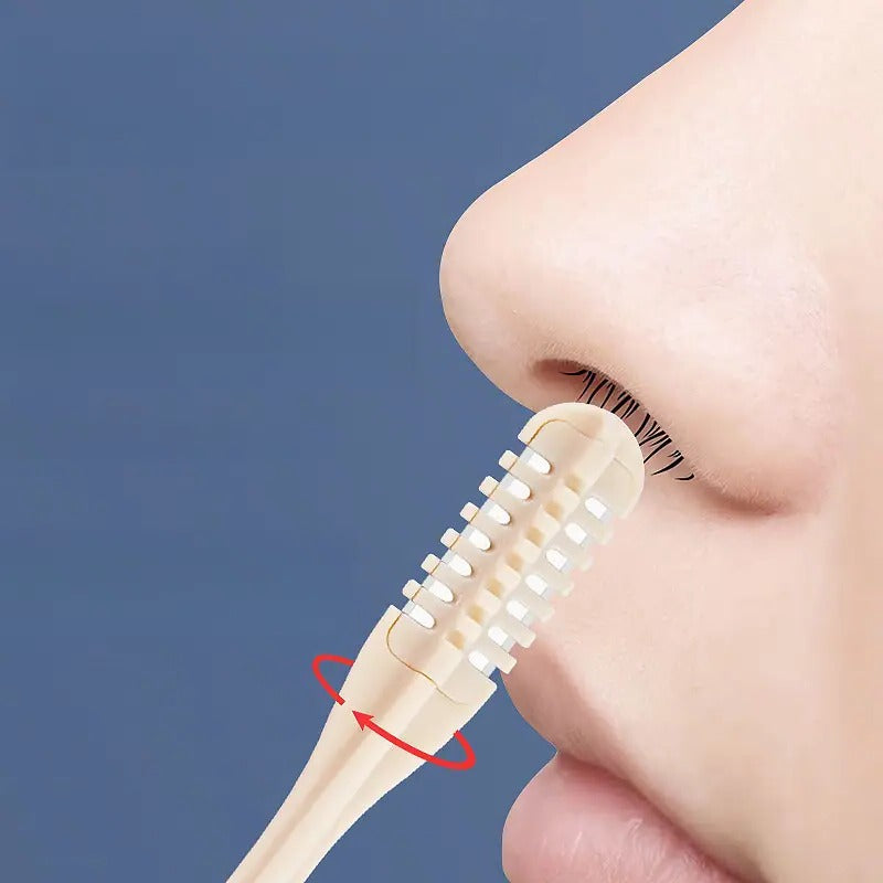 Boneroshop | Compact Nose Hair Trimmer with 360° Rotating Head – Precise Grooming for Men and Women
